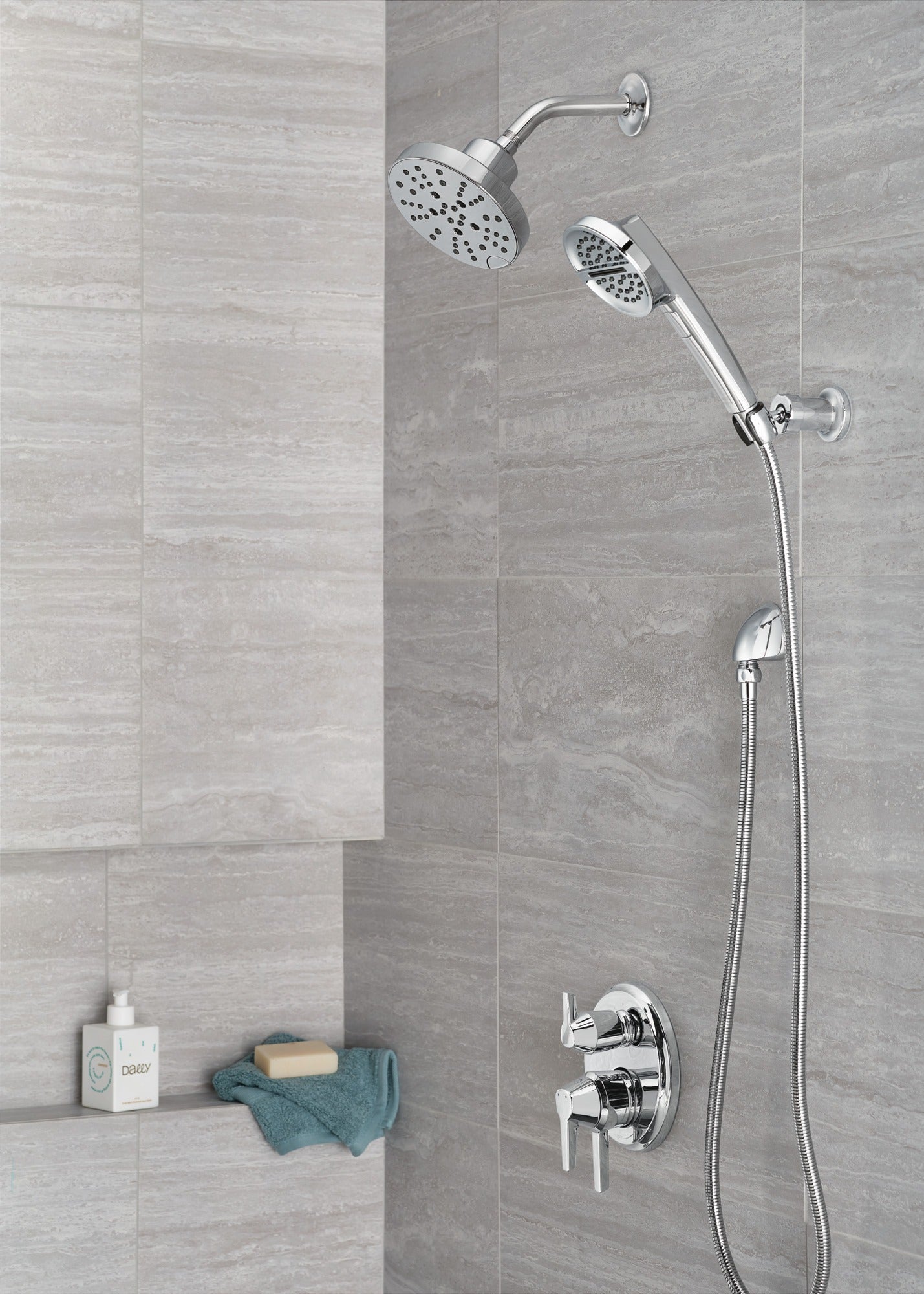 Delta Universal Showering Components 3-Setting Wall Mount Handshower