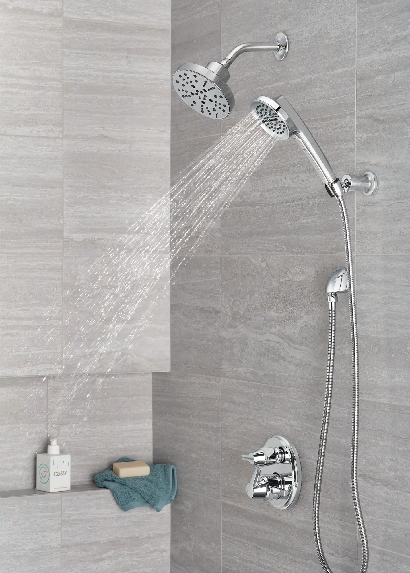 Delta Universal Showering Components 3-Setting Wall Mount Handshower
