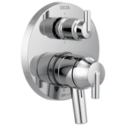 Delta Trinsic® Contemporary Two Handle Monitor® 17 Series Valve Trim with 6-Setting Integrated Diverter