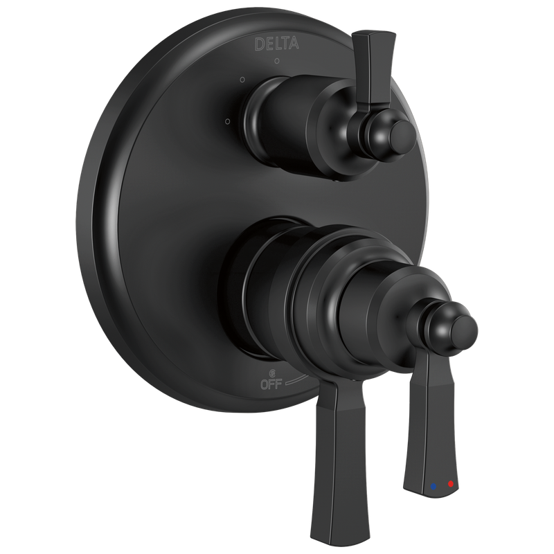 Delta Dorval™ Traditional 2-Handle Monitor 17T Series Valve Trim with 3 Setting Diverter
