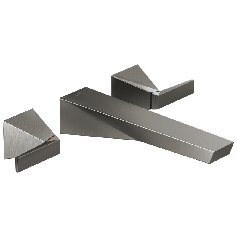 Delta Trillian™ Two Handle Wall Mount Bathroom Faucet Trim