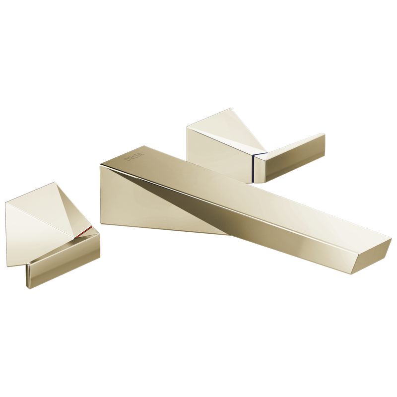 Delta Trillian™ Two Handle Wall Mount Bathroom Faucet Trim