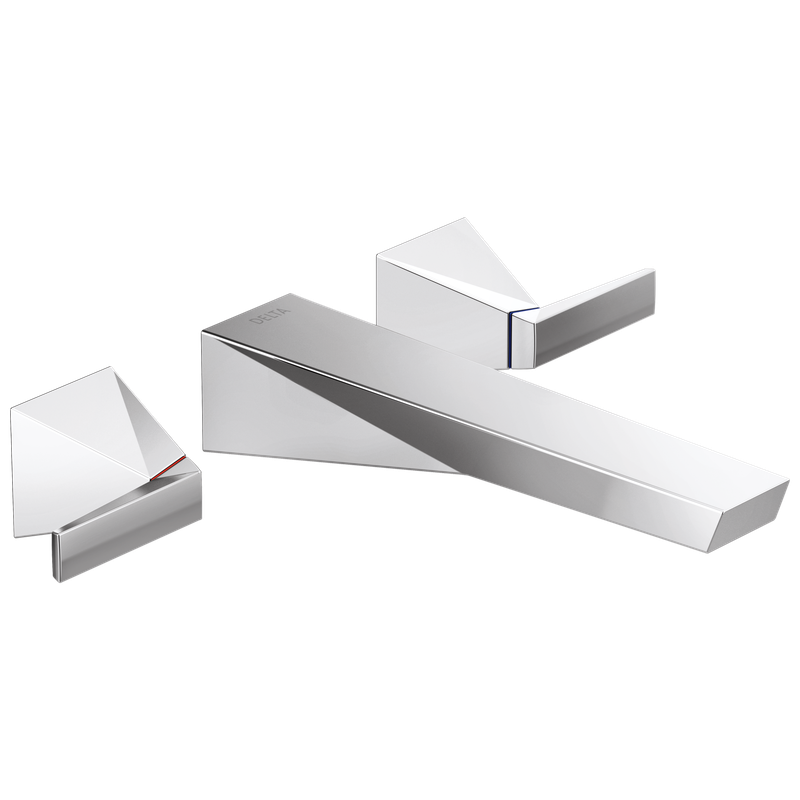 Delta Trillian™ Two Handle Wall Mount Bathroom Faucet Trim