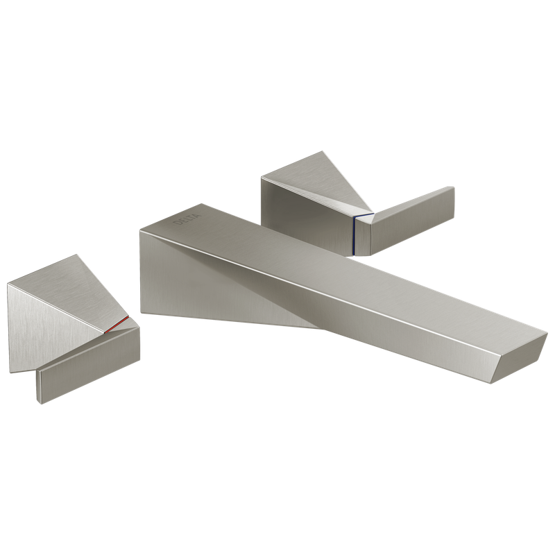 Delta Trillian™ Two Handle Wall Mount Bathroom Faucet Trim