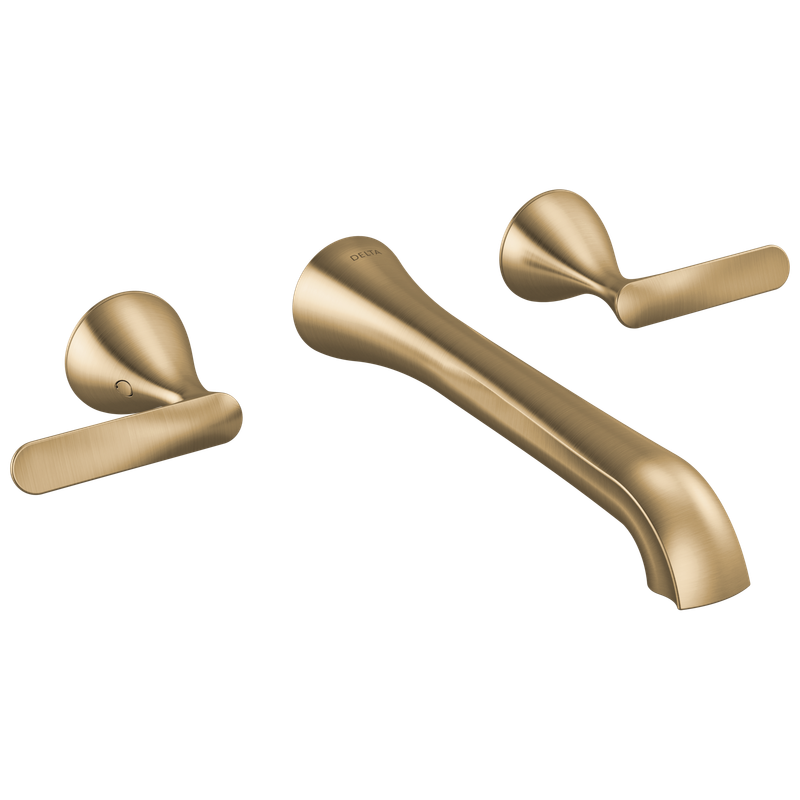Delta Bonacci™ Two Handle Wall Mount Bathroom Faucet