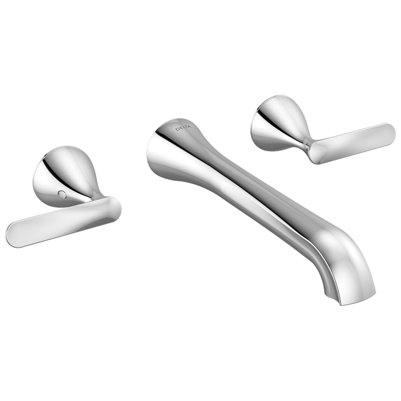 Delta Bonacci™ Two Handle Wall Mount Bathroom Faucet