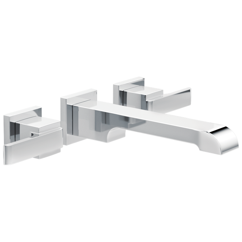 Delta Ara® Two Handle Wall Mount Bathroom Faucet Trim