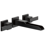 Delta Ara® Two Handle Wall Mount Channel Bathroom Faucet Trim