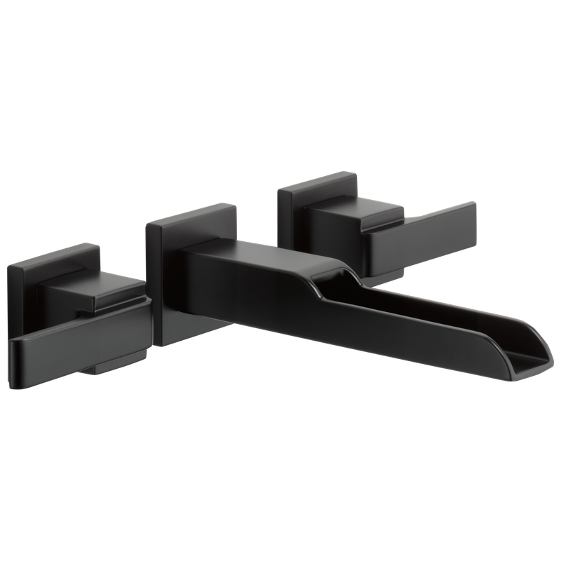 Delta Ara® Two Handle Wall Mount Channel Bathroom Faucet Trim
