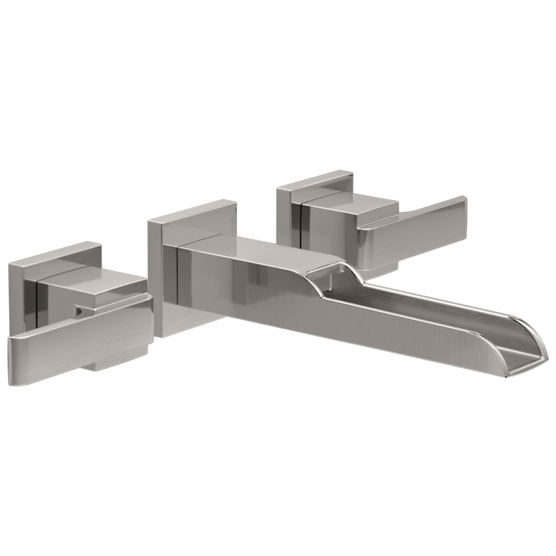 Delta Ara® Two Handle Wall Mount Channel Bathroom Faucet Trim