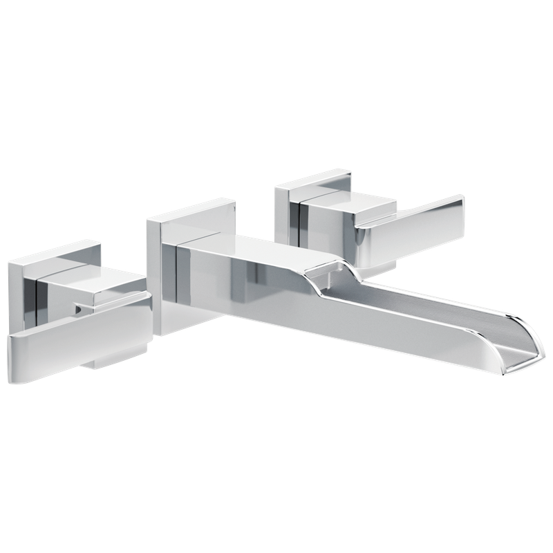 Delta Ara® Two Handle Wall Mount Channel Bathroom Faucet Trim