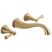 Delta Cassidy® Two Handle Wall Mount Bathroom Faucet Trim