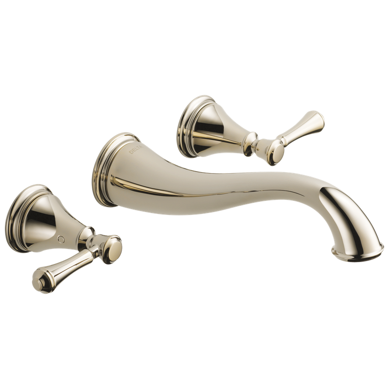 Delta Cassidy® Two Handle Wall Mount Bathroom Faucet Trim