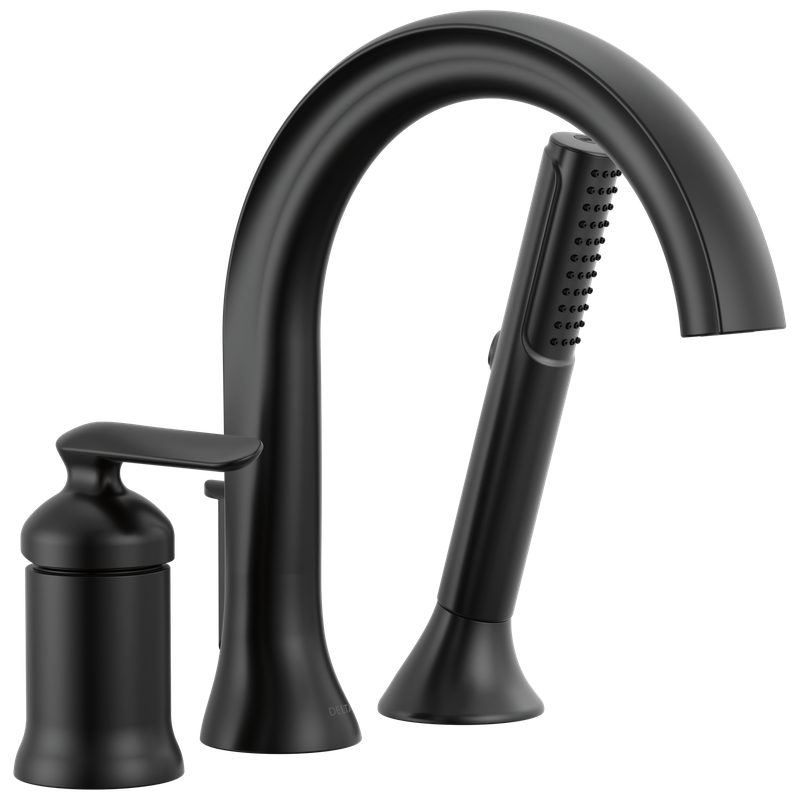 Delta Bonacci™ Three Hole Roman Tub Trim with Hand Shower