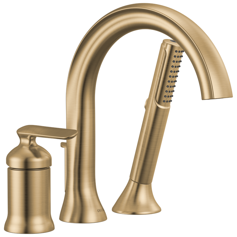 Delta Bonacci™ Three Hole Roman Tub Trim with Hand Shower