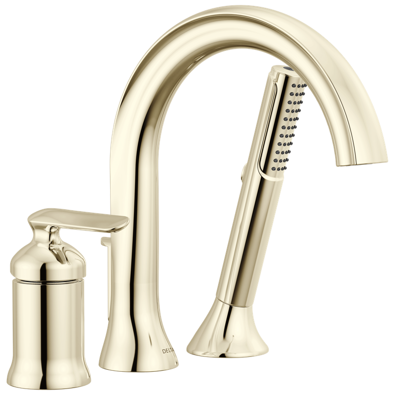 Delta Bonacci™ Three Hole Roman Tub Trim with Hand Shower