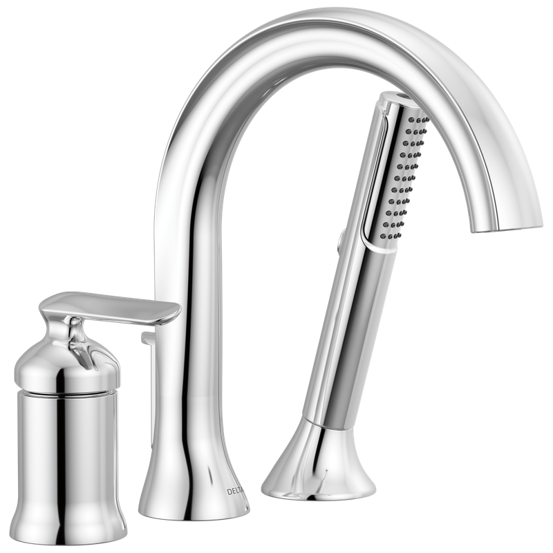 Delta Bonacci™ Three Hole Roman Tub Trim with Hand Shower
