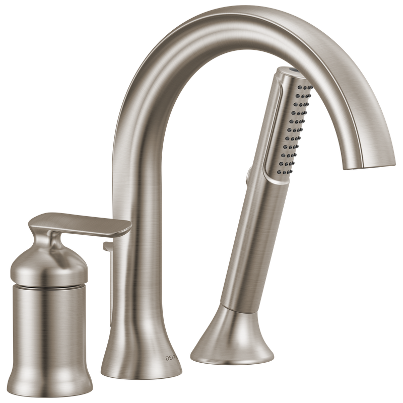 Delta Bonacci™ Three Hole Roman Tub Trim with Hand Shower