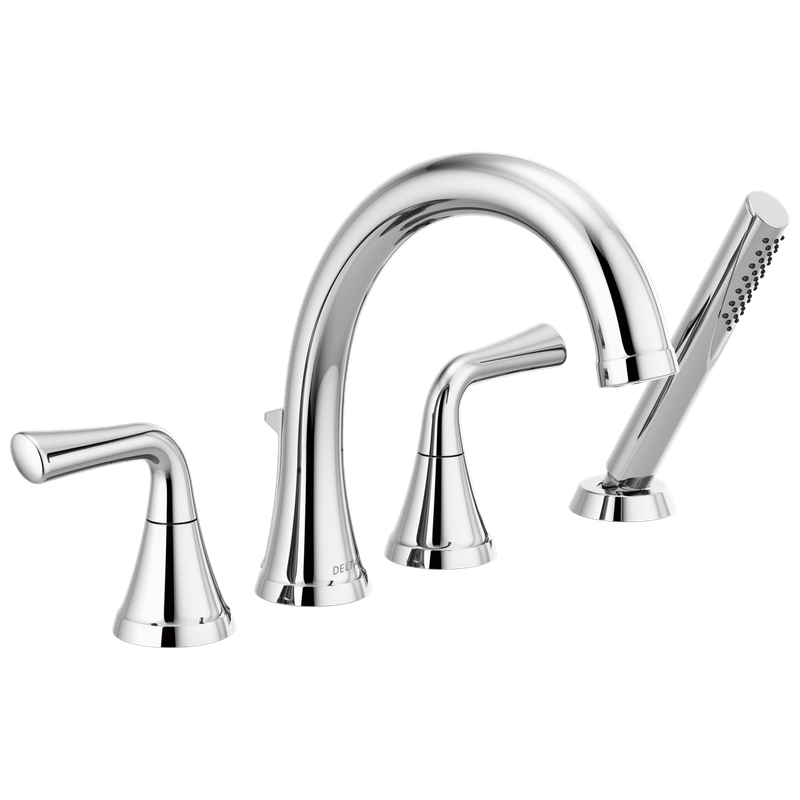 Delta Kayra® Roman Tub Trim with Hand Shower