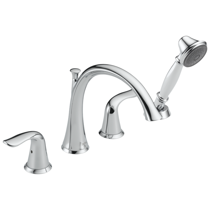 Delta Lahara® Roman Tub with Handshower Trim