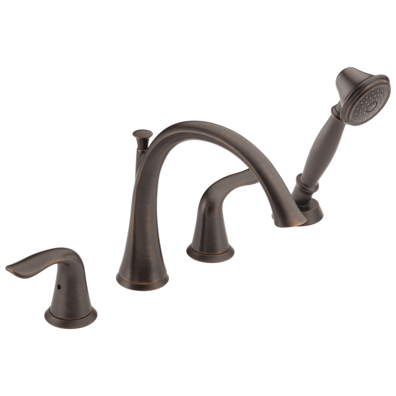 Delta Lahara® Roman Tub with Handshower Trim