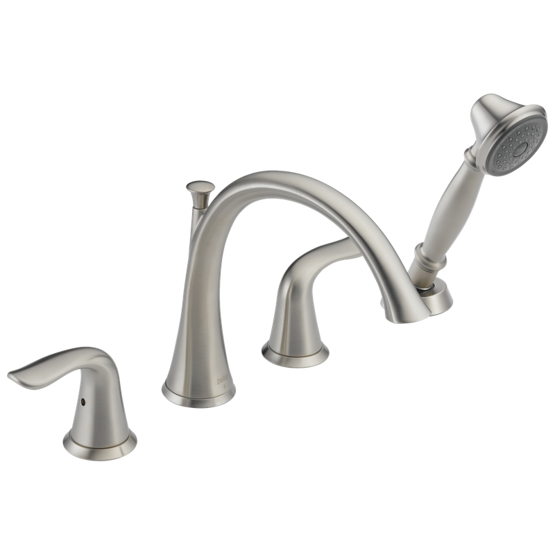 Delta Lahara® Roman Tub with Handshower Trim