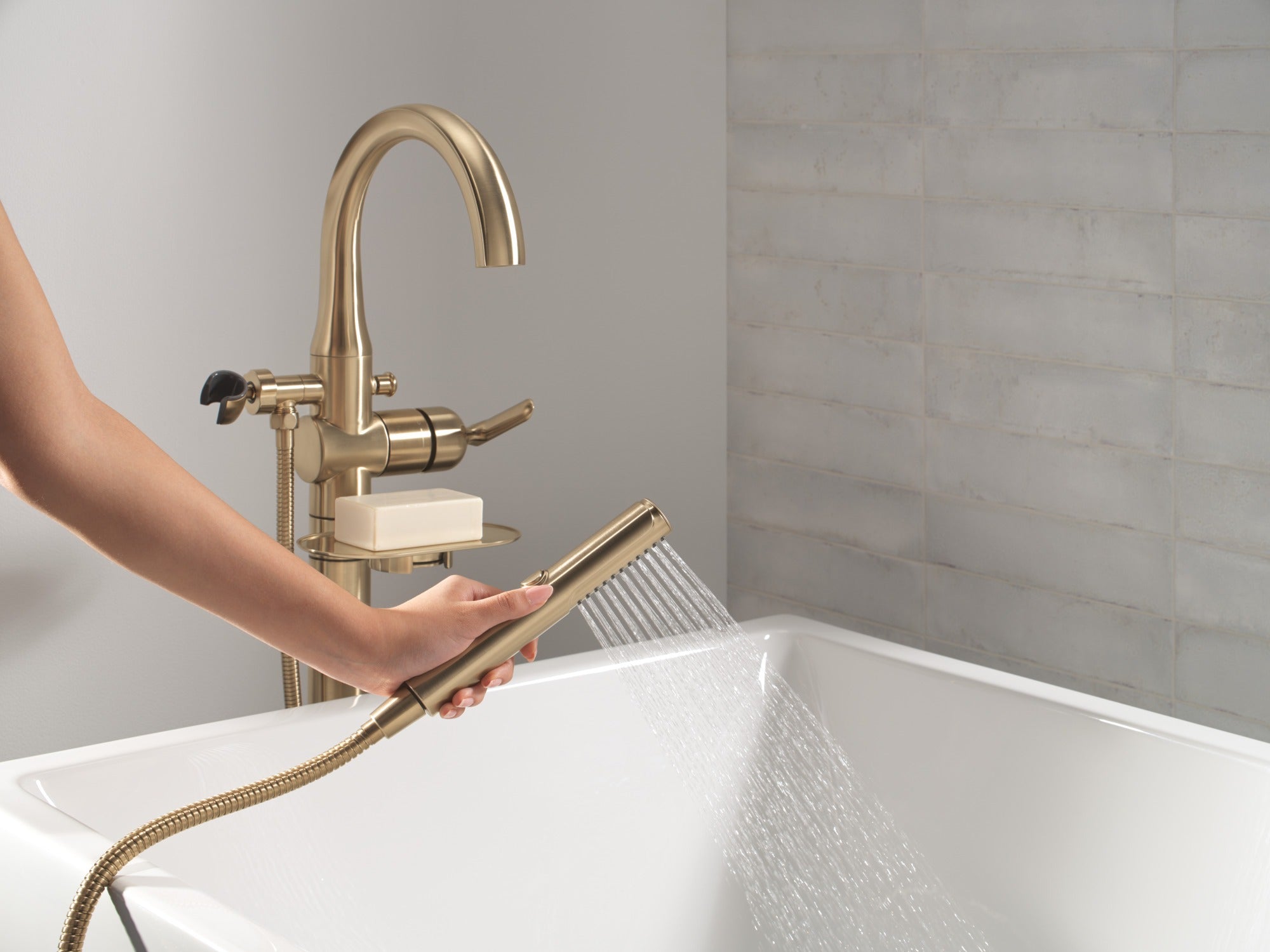 Delta Bonacci™ Floor Mount Tub Filler Trim