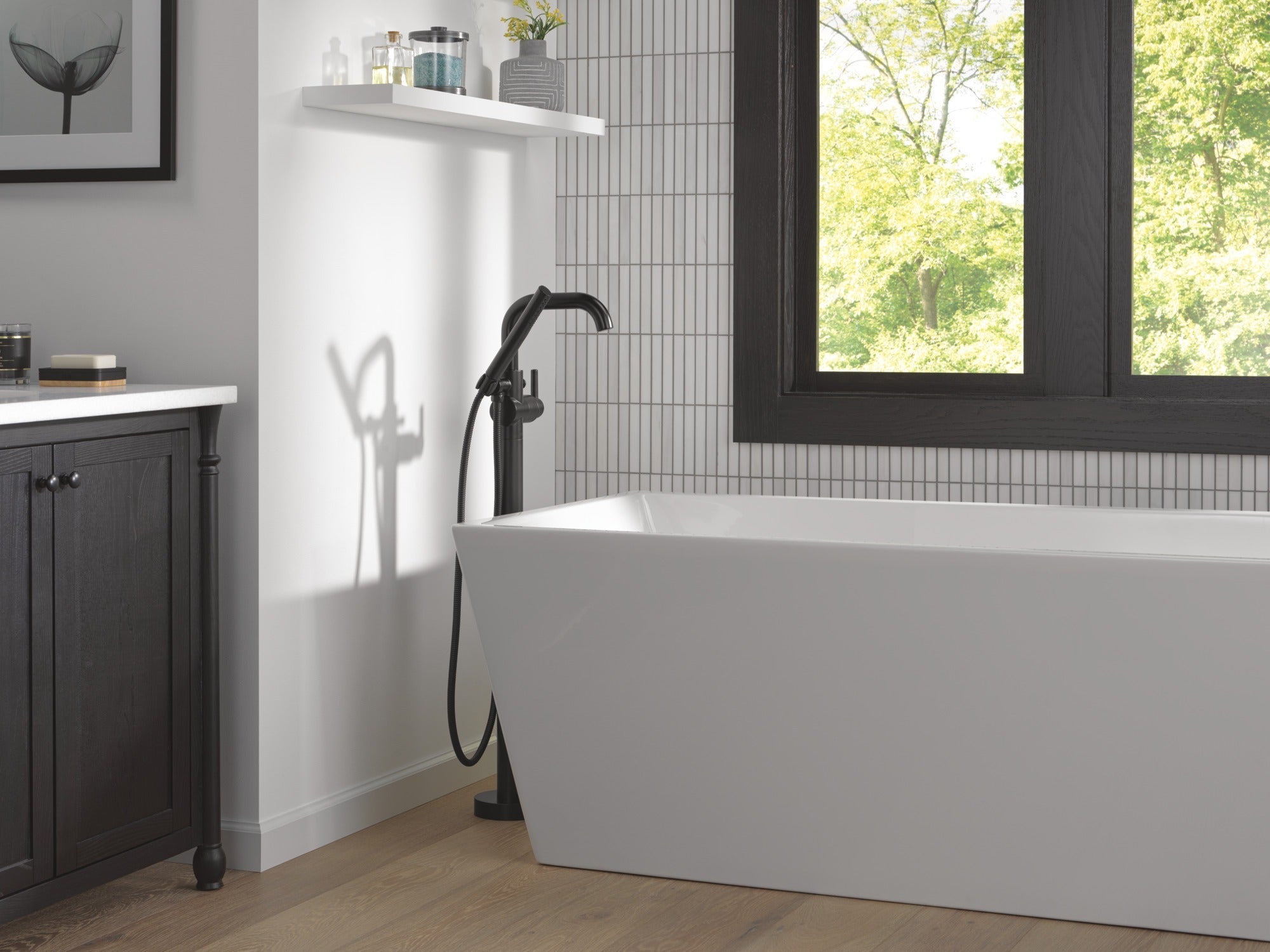 Delta Trinsic® Floor Mount Tub Filler