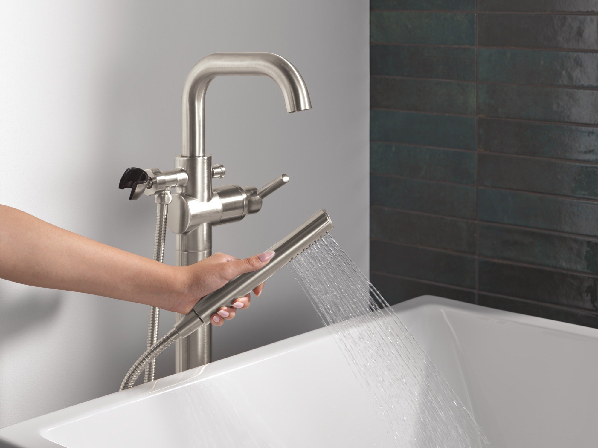 Delta Trinsic® Floor Mount Tub Filler