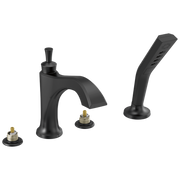 Delta Dorval™ Roman Tub with Hand Shower Trim - Less Handles
