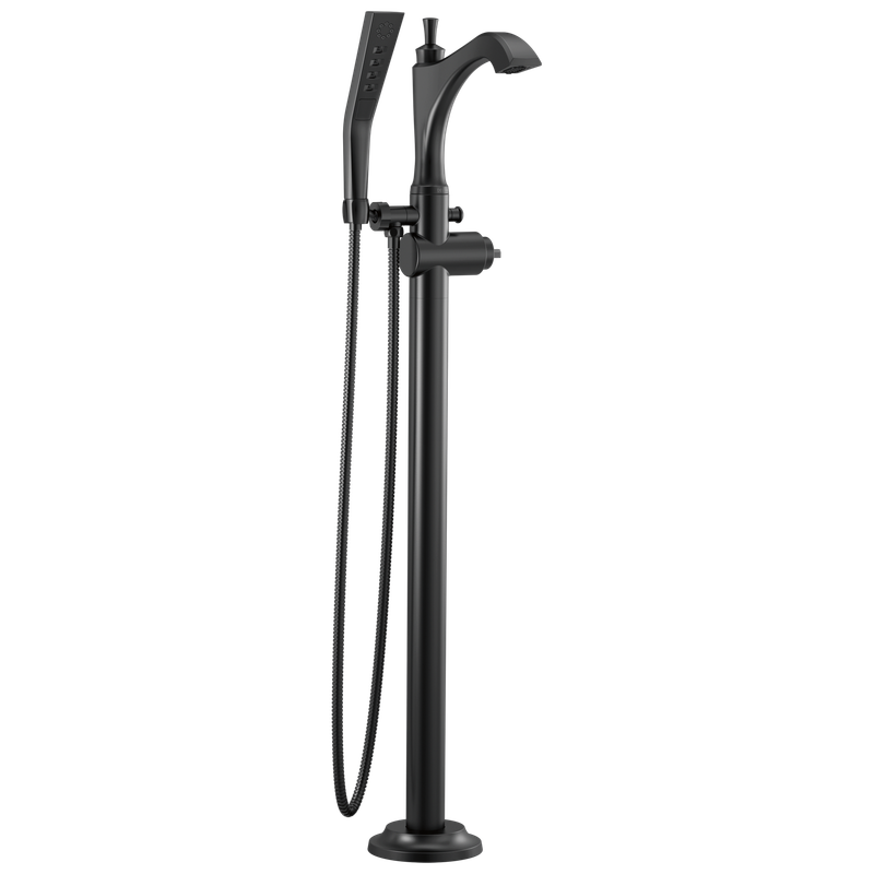 Delta Dorval™ Single Handle Floor Mount Tub Filler Trim - Less Handle