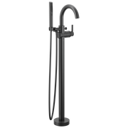 Delta Trinsic® Single Handle Floor Mount Tub Filler Trim with Hand Shower