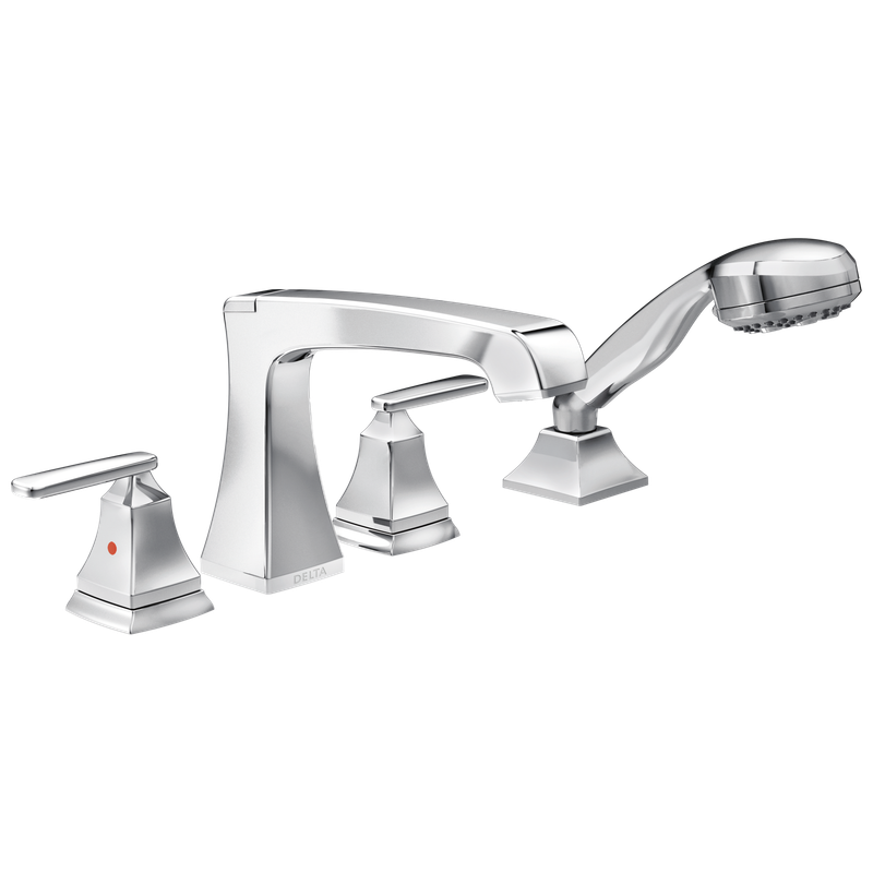Delta Ashlyn® Roman Tub with Hand Shower Trim
