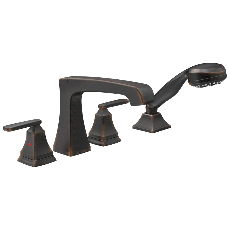 Delta Ashlyn® Roman Tub with Hand Shower Trim