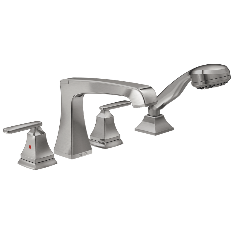 Delta Ashlyn® Roman Tub with Hand Shower Trim