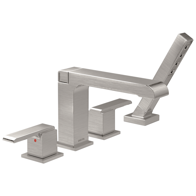 Delta Ara® Roman Tub with Hand Shower Trim