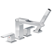 Delta Ara® Channel Roman Tub With Hand Shower Trim