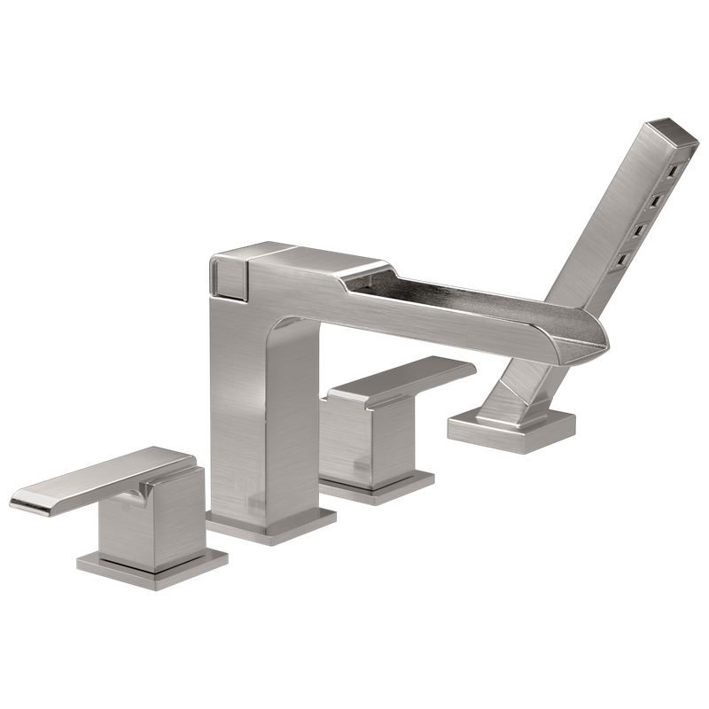 Delta Ara® Channel Roman Tub With Hand Shower Trim
