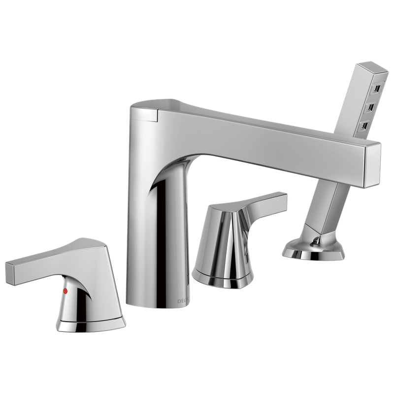 Delta Zura® Roman Tub with Hand Shower Trim