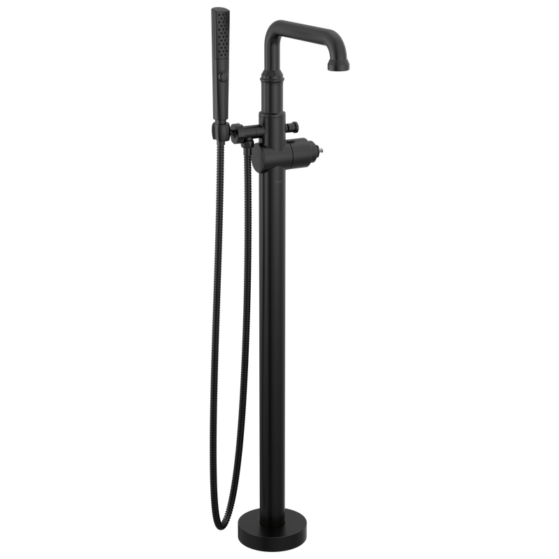 Delta Broderick® Floor Mount Tub Filler Trim- Less Handle