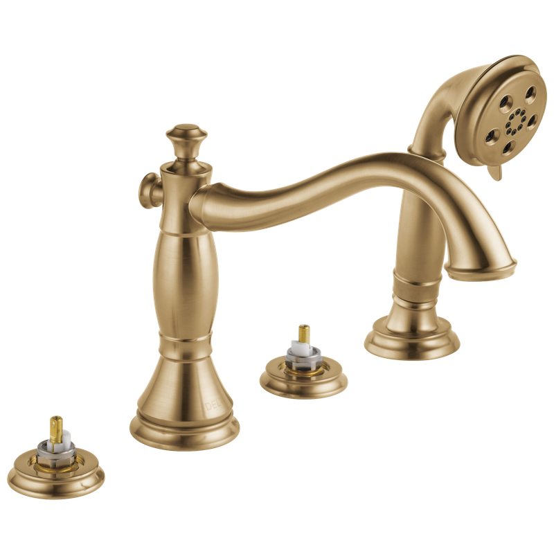 Delta Cassidy® Roman Tub with Hand Shower Trim - Less Handles