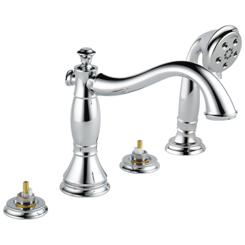 Delta Cassidy® Roman Tub with Hand Shower Trim - Less Handles