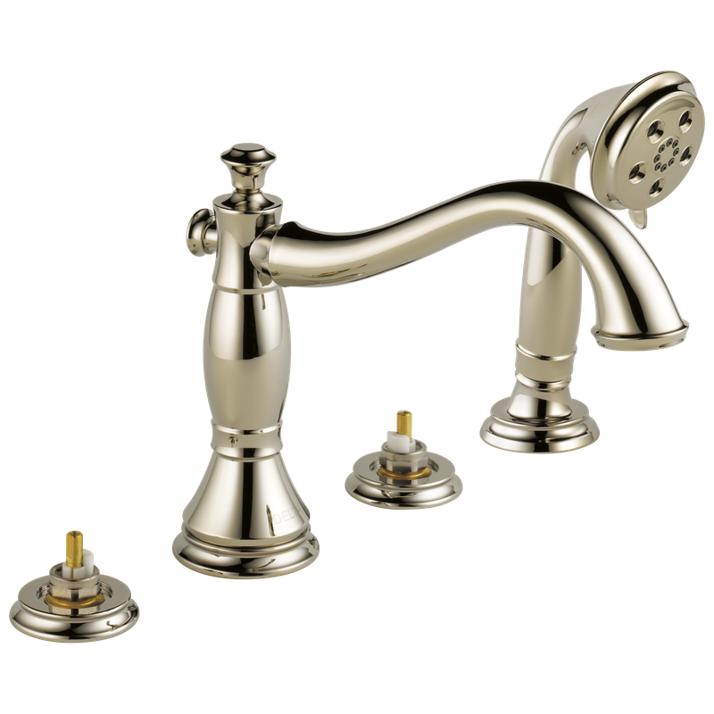 Delta Cassidy® Roman Tub with Hand Shower Trim - Less Handles