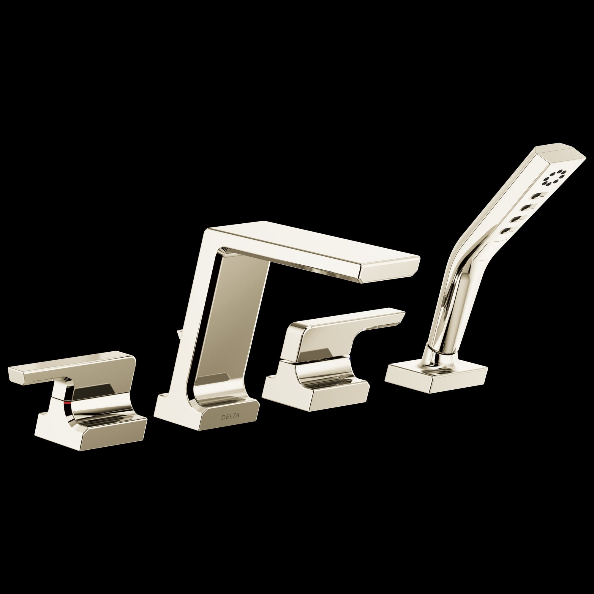 Delta Pivotal® Roman Tub with Hand Shower Trim