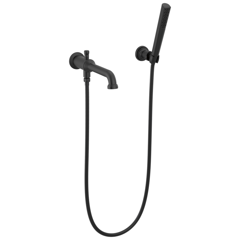 Delta Broderick® Wall Mount Tub Filler Trim with Hand Shower - Less Handles
