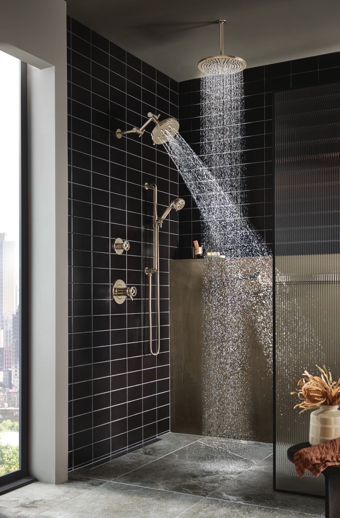 Brizo Litze® Slide Bar Handshower with H2OKinetic® Technology