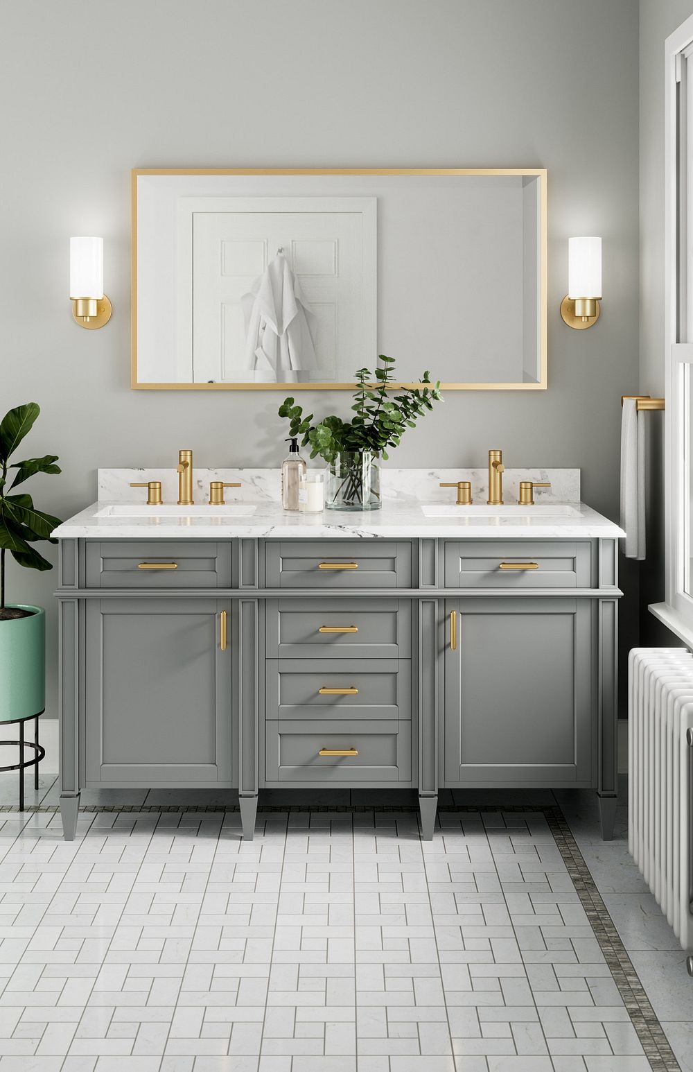 Align Two-Handle High Arc Bathroom Faucet
