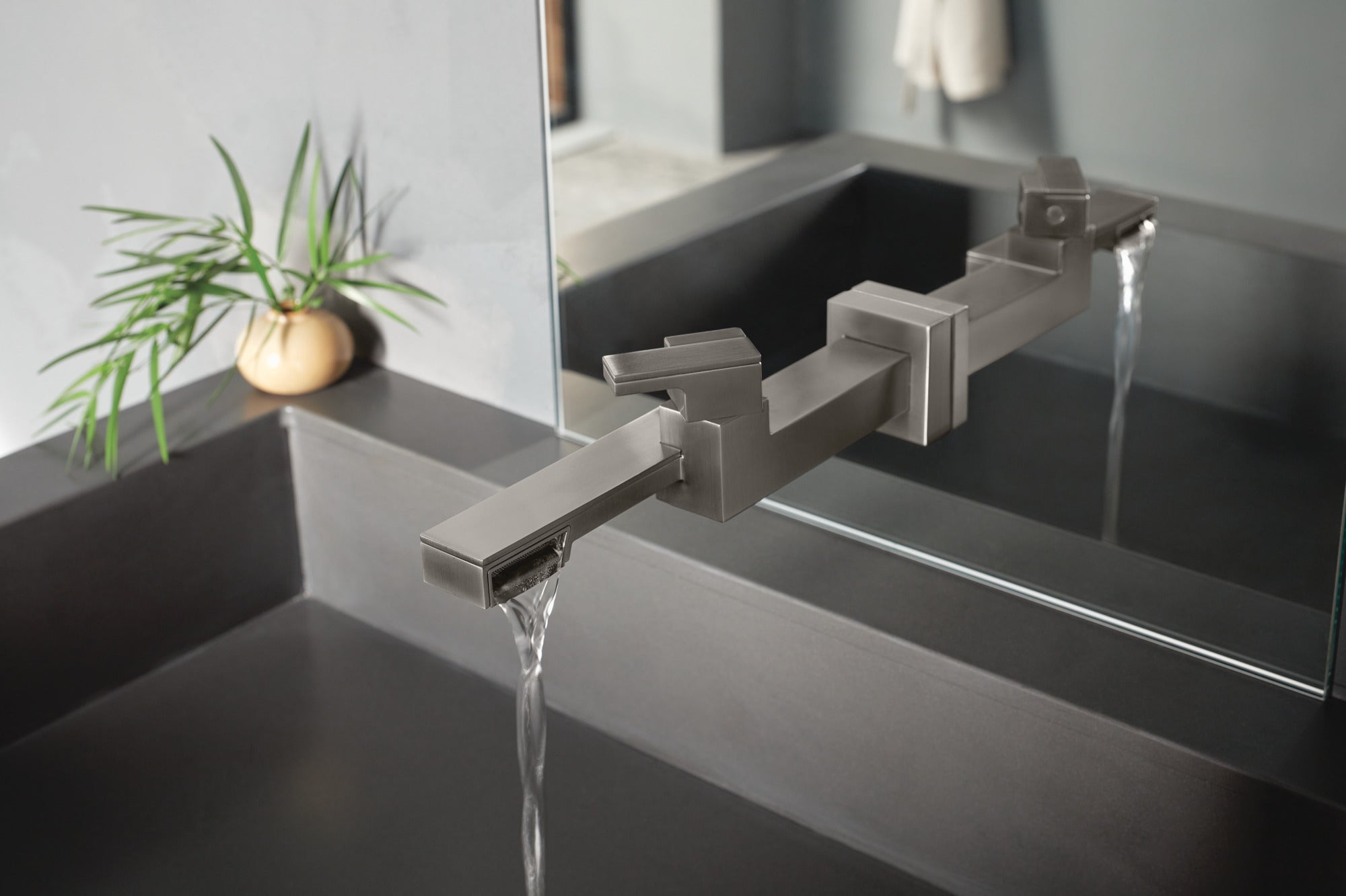 Brizo Frank Lloyd Wright® Single-Handle Wall Mount Lavatory Faucet 1.2 GPM