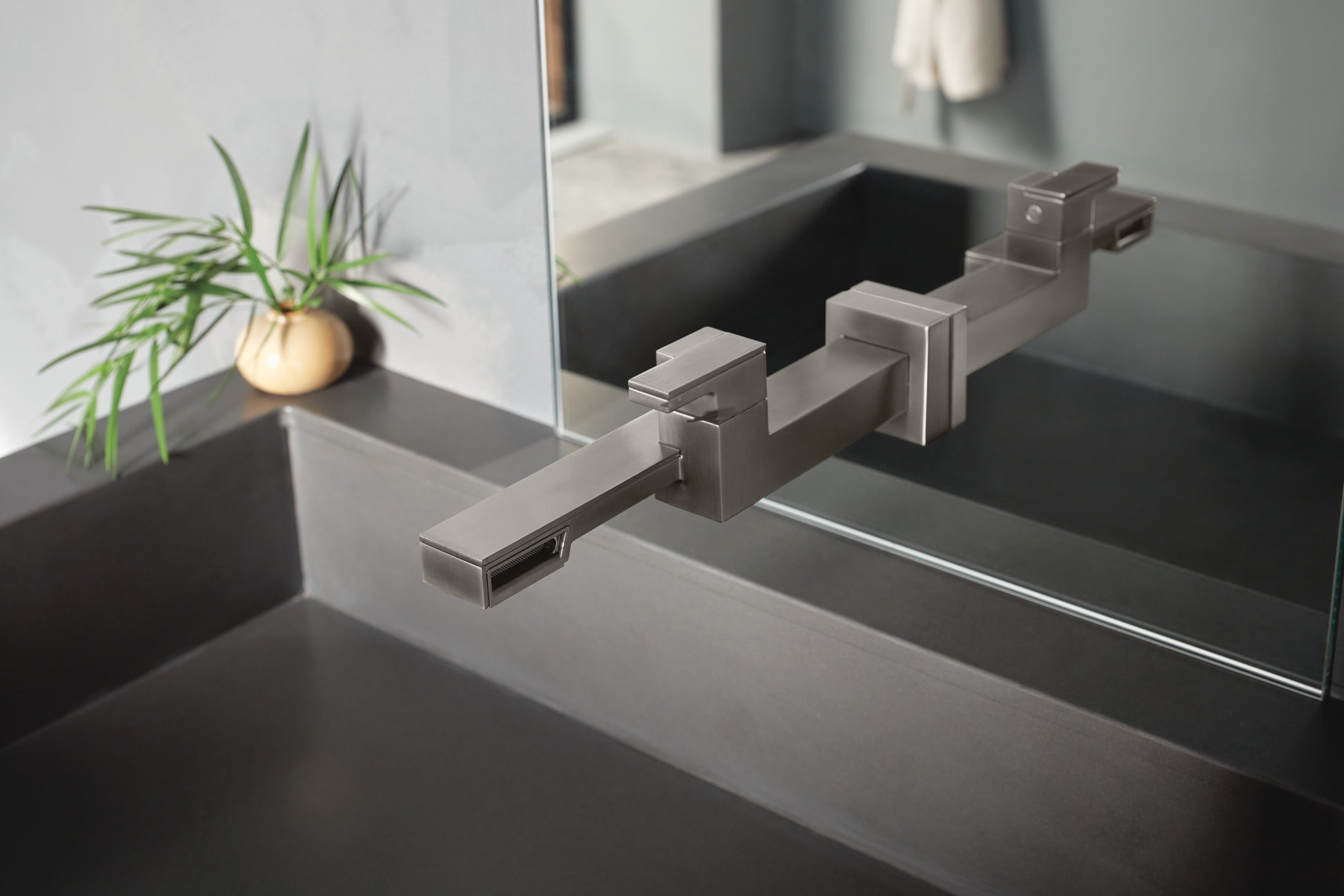 Brizo Frank Lloyd Wright® Single-Handle Wall Mount Lavatory Faucet 1.2 GPM