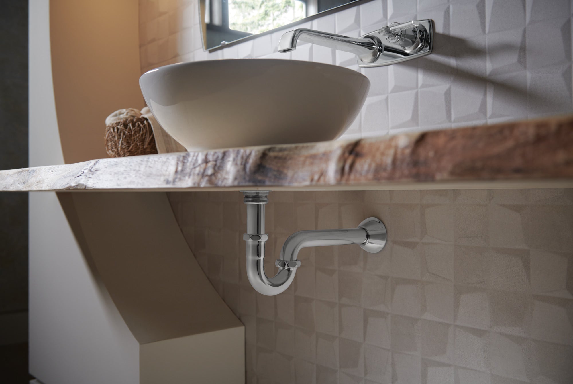 Brizo Allaria® Optional Wall Plate Lavatory Escutcheon